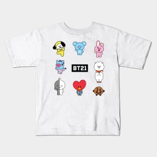 BT21 (all members) Kids T-Shirt